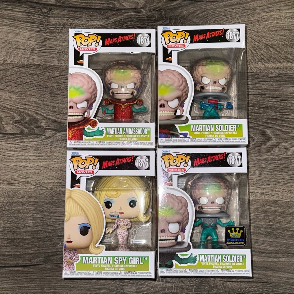 Mars Attacks! Funko Pop Bundle